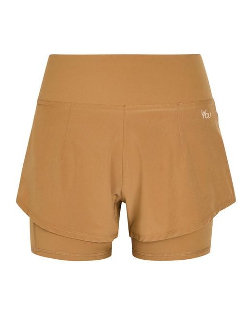 Now You Live Natural Ashby 2-In-1 Youmove Shorts