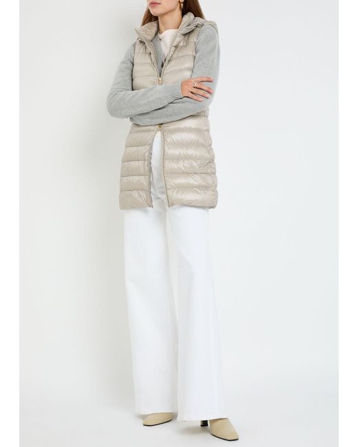 Herno Natural Hooded Shell Gilet