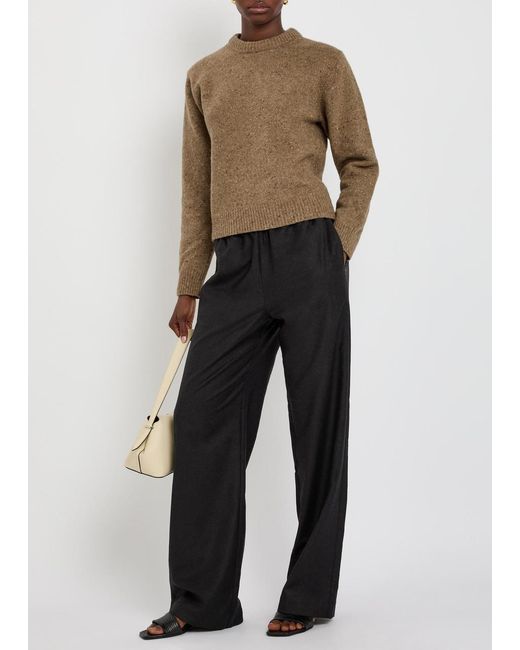 Rohe Natural Mouliné-Knit Wool-Blend Jumper