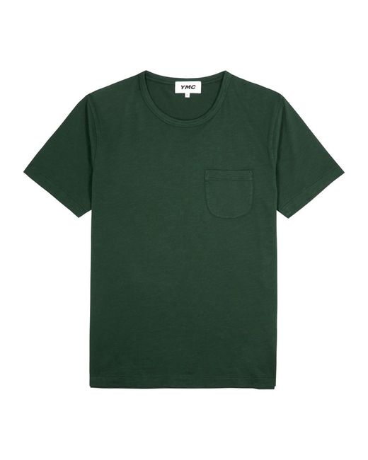 YMC Green Wild Ones Slubbed Cotton T-shirt for men