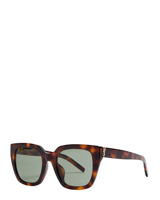 Saint Laurent Multicolor Oversized Square-Frame Designer Sunglasses