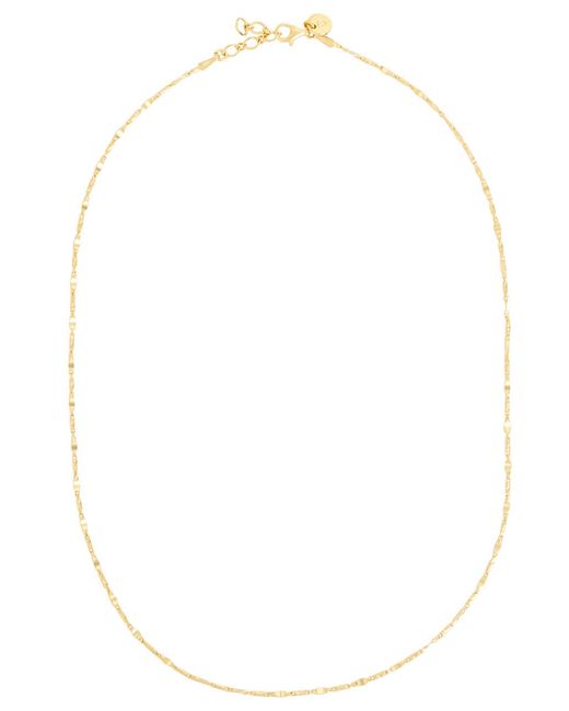 Daisy London White Isla Tidal Twist 18kt -plated Necklace