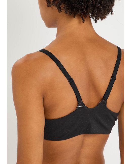Wacoal Black Back Appeal Embroidered Underwired Bra