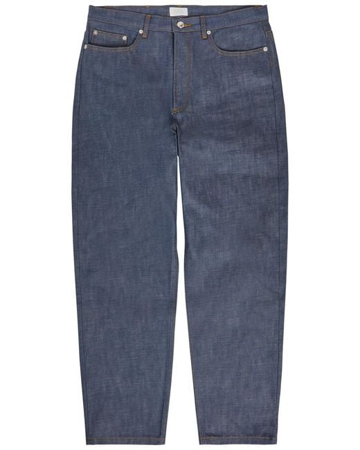 A.P.C. Blue Martin Straight-Leg Jeans for men