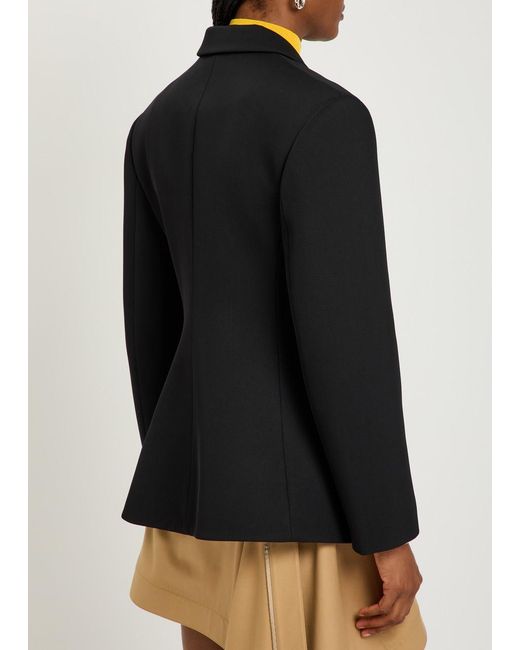 Loewe Black Wool-Blend Blazer
