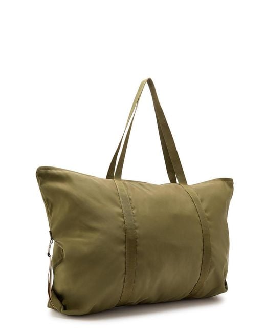 Paul Smith Green Logo-Embroidered Nylon Holdall Bag for men