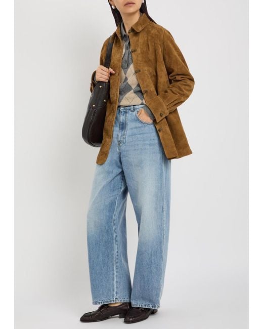 Rohe Blue Berber Barrel-Leg Jeans