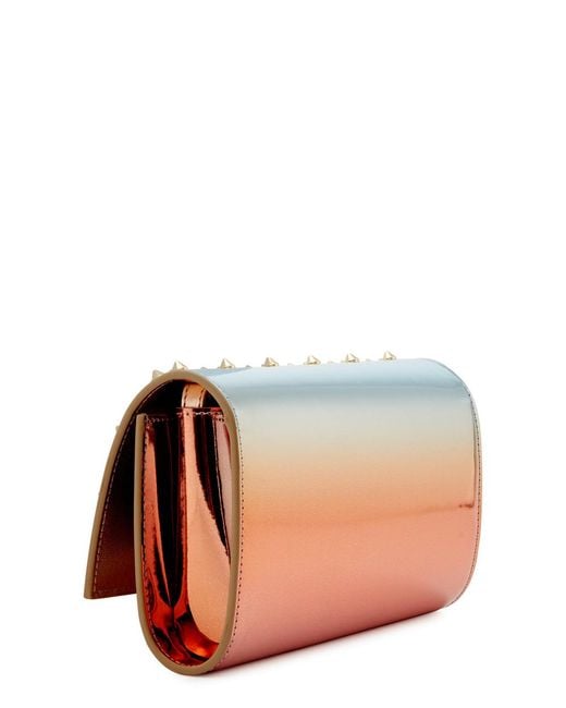 Christian Louboutin Pink Paloma Embellished Leather Wallet-on-chain