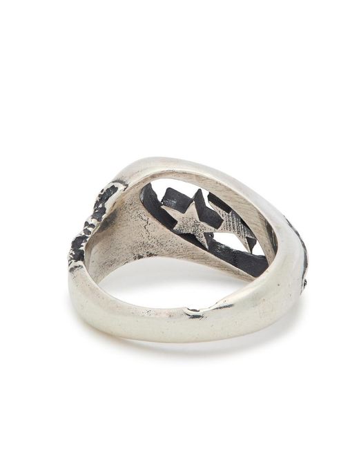 Twojeys Metallic Wraped Sterling-Plated Ring for men