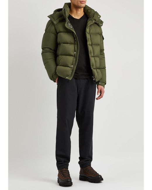 Moncler Green Vezere Quilted Shell Jacket for men