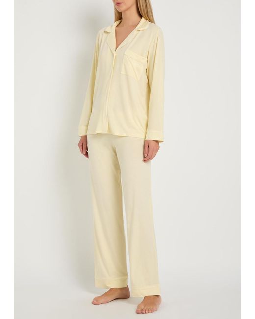Eberjey Natural Gisele Jersey Pyjama Set