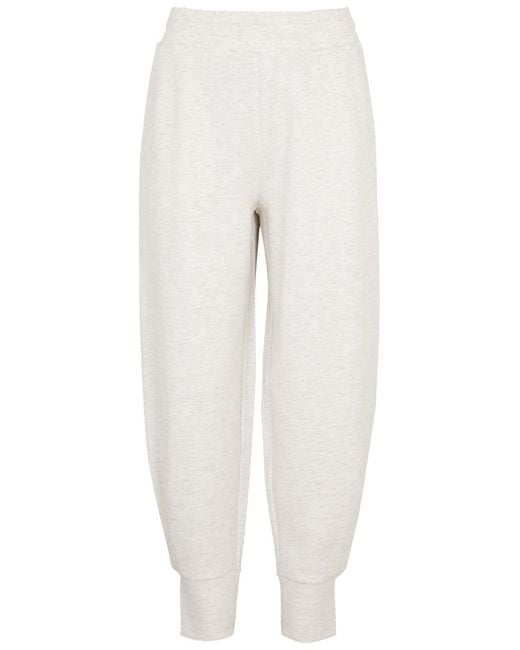 Varley White The Relaxed Pant Stretch-jersey Sweatpants