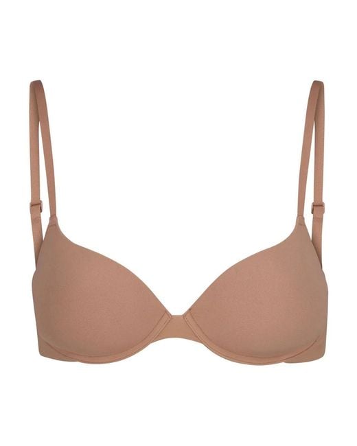 Skims Natural Stretch-Jersey Push-Up Bra