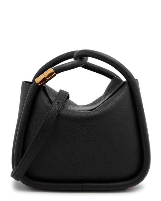 Boyy Black Wonton 25 Leather Top Handle Bag