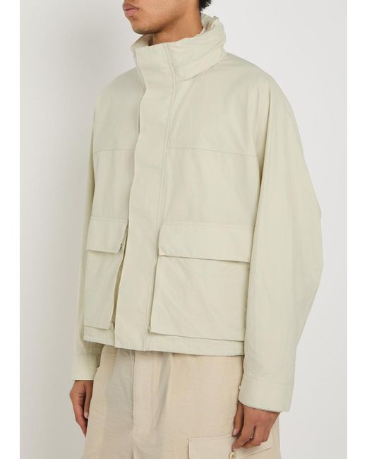 Lemaire Natural High-Neck Cotton Parka Jacket for men
