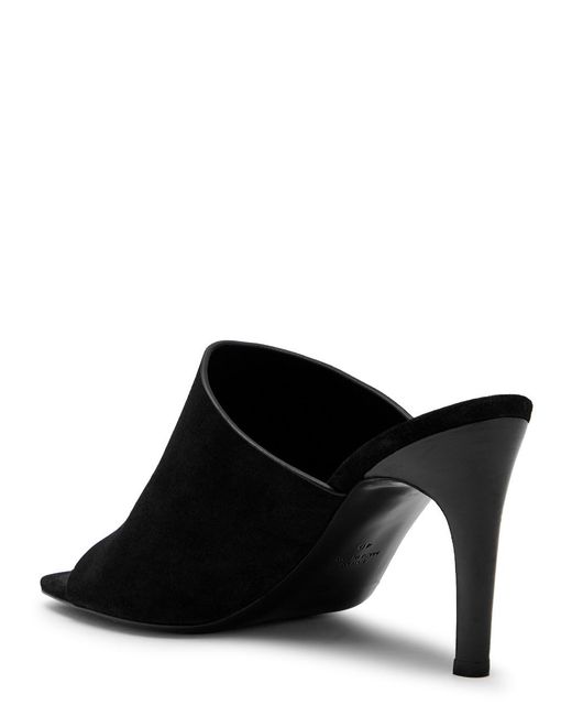 Totême  Black 85 Suede Mules