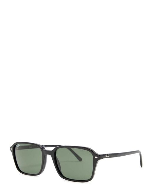 Ray-Ban Green Raimond Rectangle-Frame Sunglasses for men