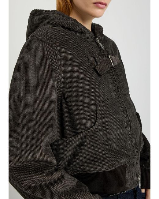 Our Legacy Black Coast Quilted Corduroy Jacket