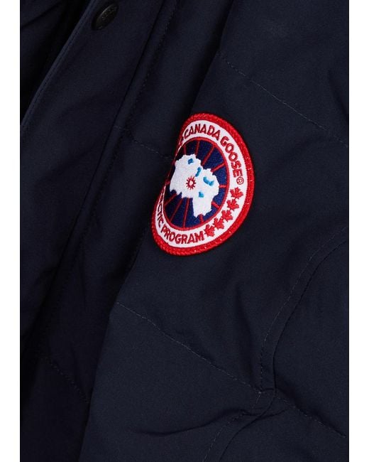 Canada Goose Blue Carson Quilted Arctic-tech Parka for men