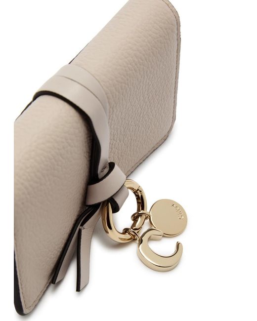 Chloé Black Alphabet Leather Card Holder