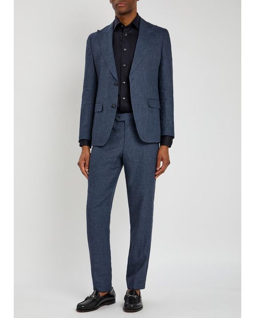 Eton of Sweden Blue Cotton-Twill Shirt for men