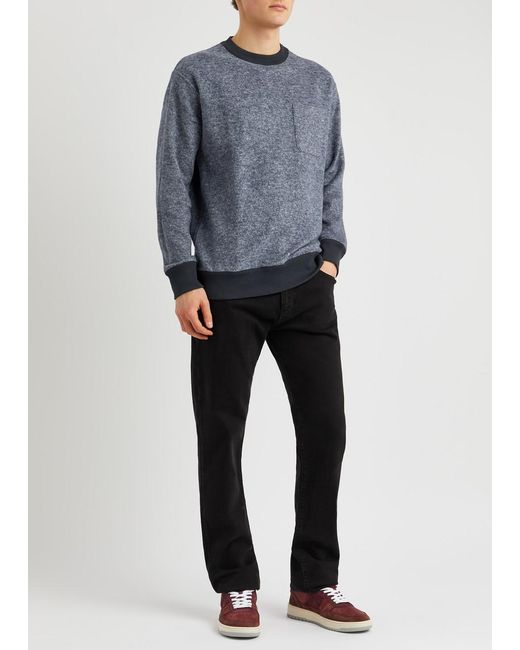 Oliver Spencer Gray Reversible Cotton Sweatshirt for men