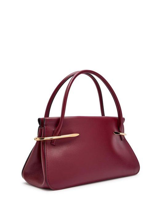 Givenchy Red Pinch Medium Leather Top Handle Bag