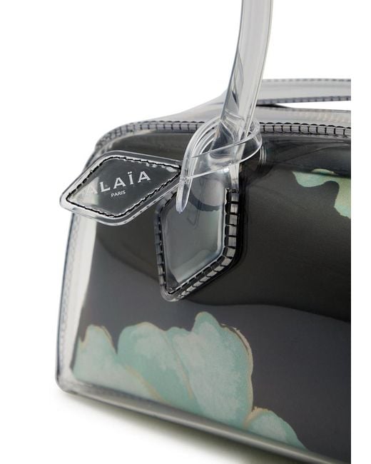 Alaïa White Le Teckel Medium Floral Pvc Shoulder Bag
