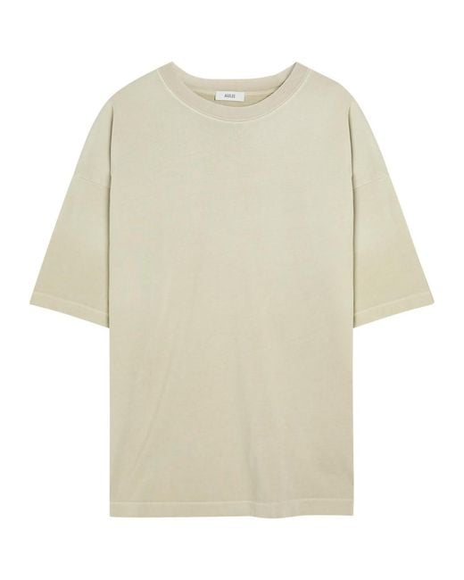 Agolde Natural Portman Cotton T-Shirt for men