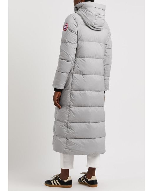 Canada Goose Gray Alliston Quilted Feather-light Shell Parka