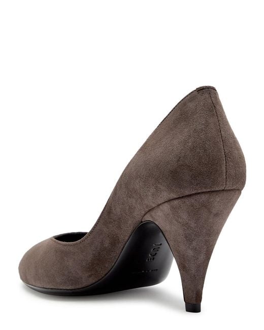 Jude Brown Haze 75 Suede Pumps