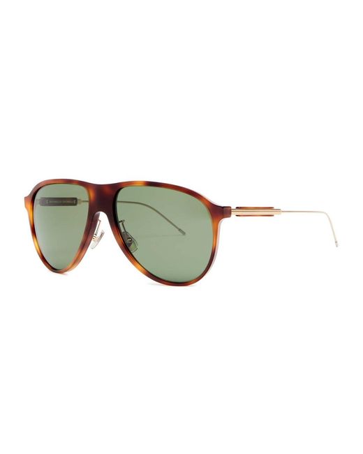 Brunello Cucinelli Green Sartorial Aviator-Style Sunglasses for men
