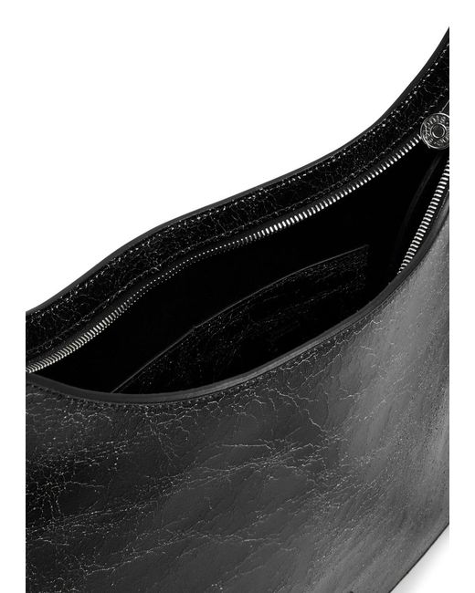 Acne Black Platt Leather Shoulder Bag