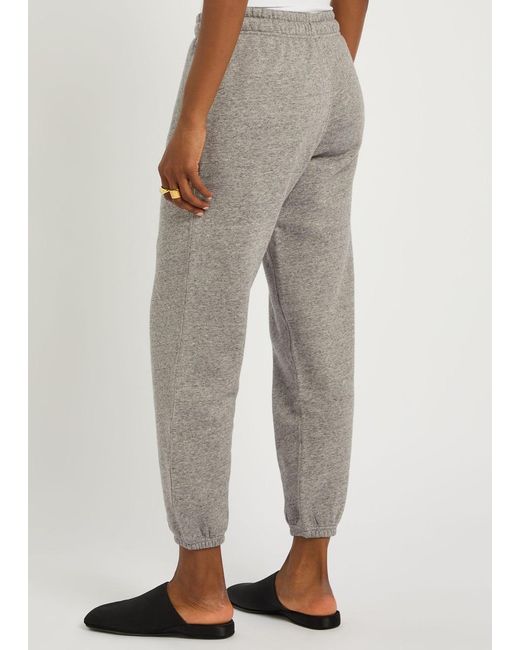 Polo Ralph Lauren Gray Logo-Embroidered Cotton-Blend Sweatpants