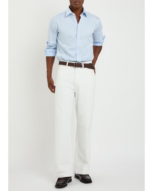 Boss Blue Joe Stretch-Cotton Shirt for men