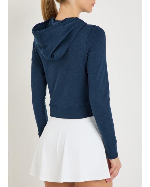 vuori Blue Halo Mini Hooded Jersey Sweatshirt