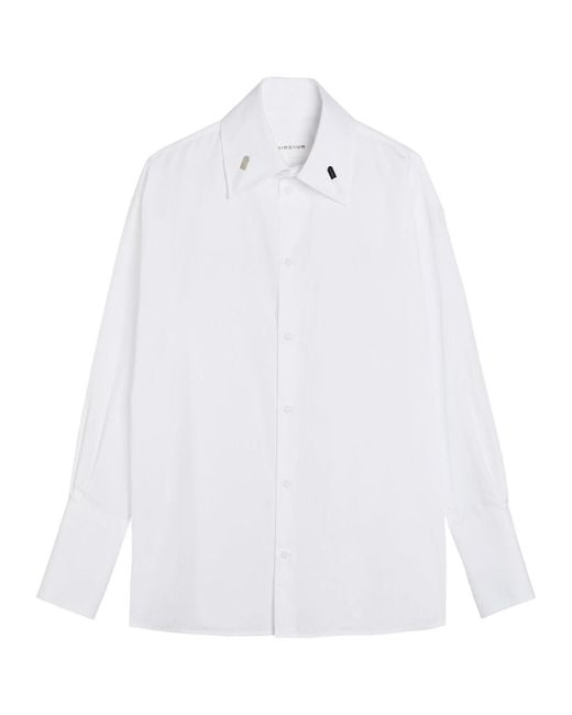 ARMARIUM White Malik Cotton-Poplin Shirt