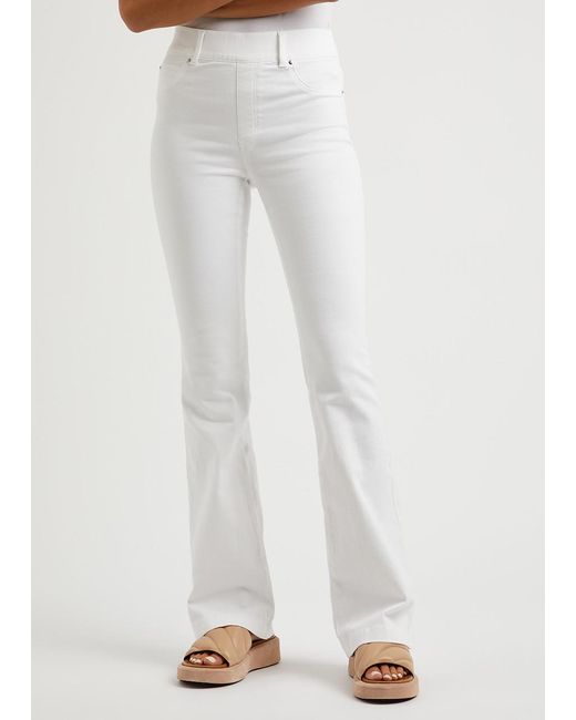 Spanx White Flared Jeans
