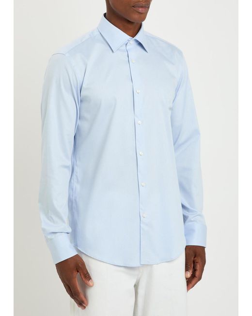 Boss Blue Joe Stretch-Cotton Shirt for men