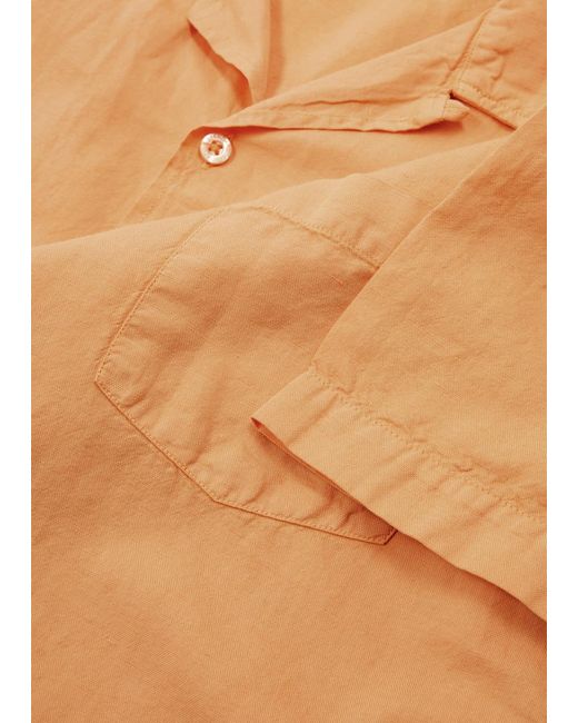 COLORFUL STANDARD Orange Cotton-Blend Shirt for men
