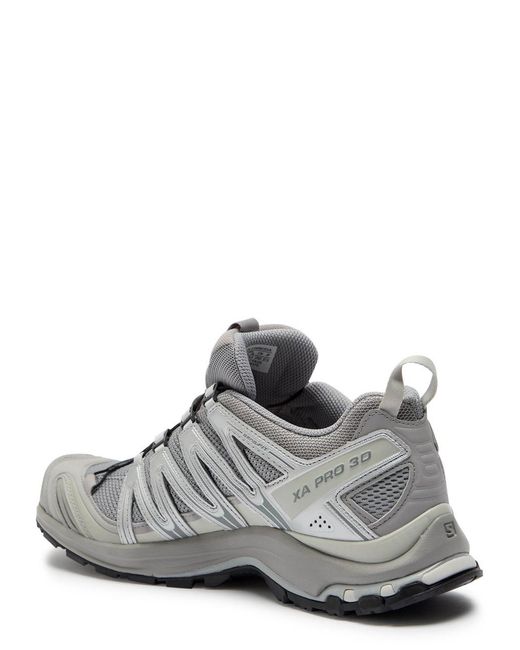 Salomon White Xa Pro 3D Panelled Mesh Sneakers for men