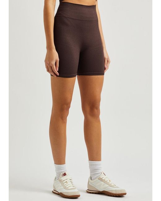 Prism Gray Composed Stretch-jersey Cycling Shorts