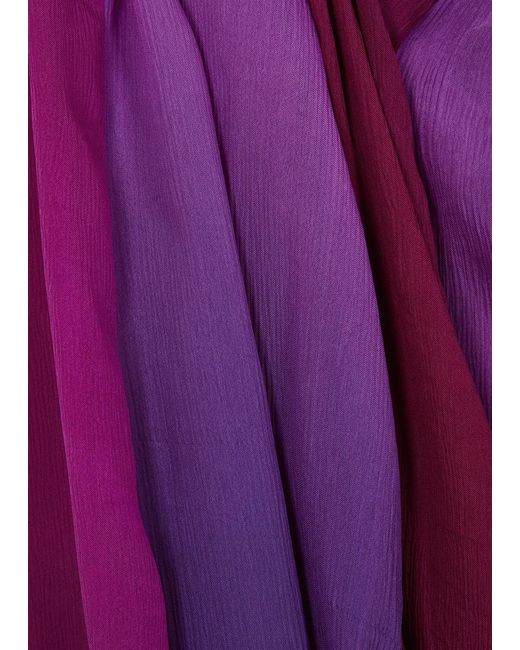 Forte Forte Purple Forte_forte Dégradé Silk-georgette Maxi Dress