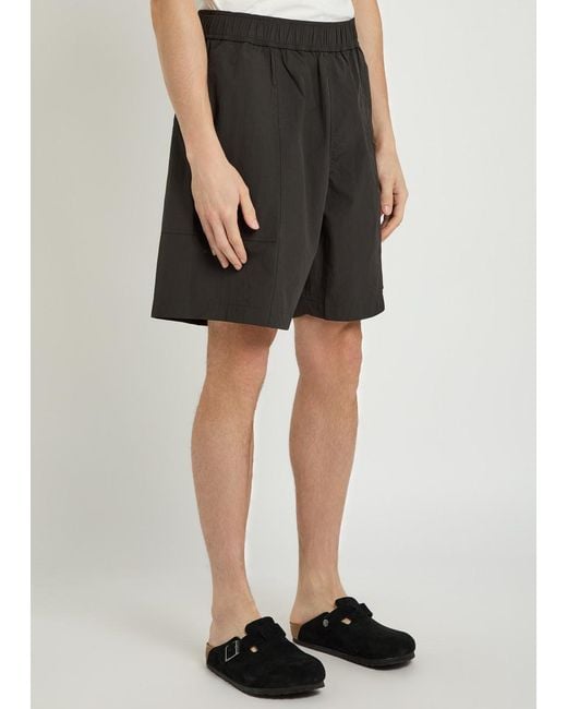 Studio Nicholson Gray Shell Shorts for men