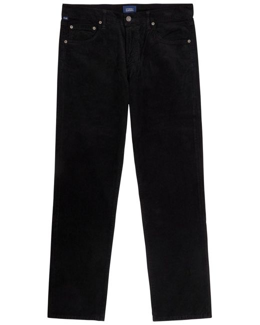 Citizens of Humanity Blue Elijah Straight-Leg Corduroy Jeans for men