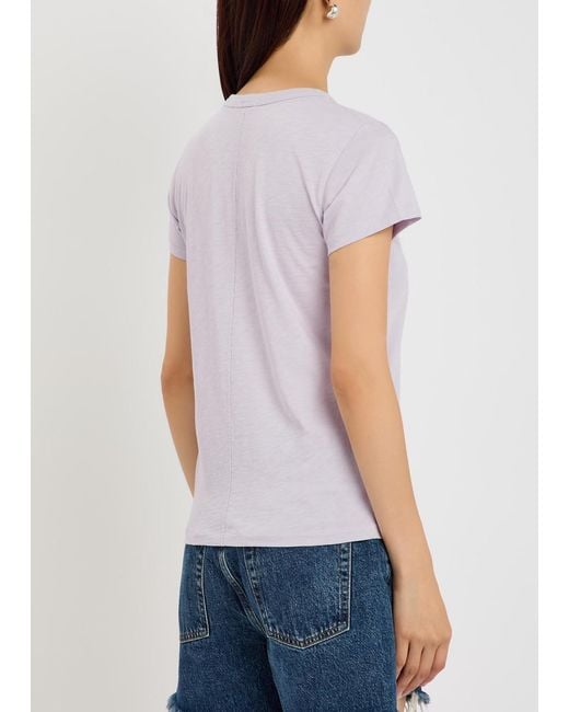 Rag & Bone Gray The Slub Cotton T-Shirt