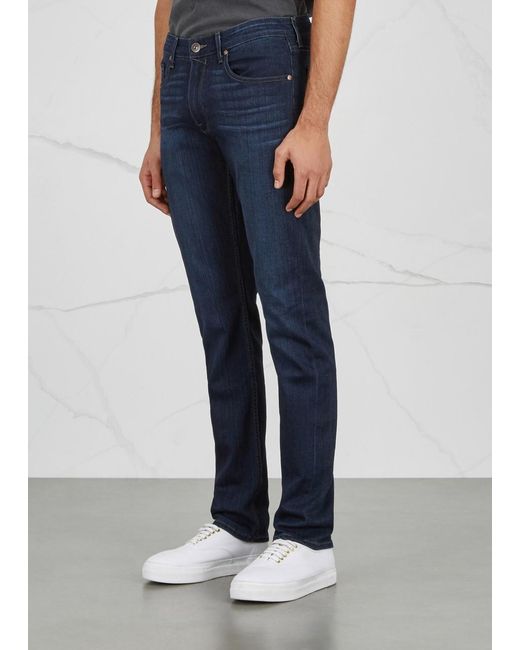 PAIGE Blue Lennox Slim-Leg Jeans, Jeans, Spandex for men