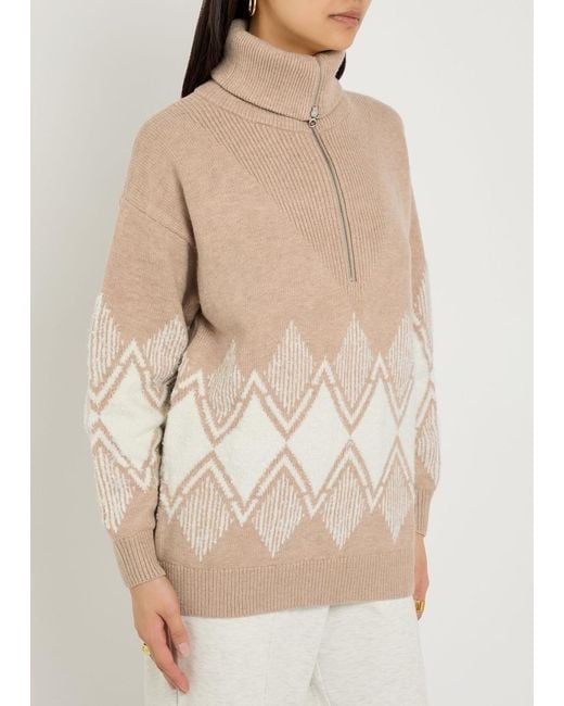 Varley Natural Betty Fair Isle Knitted Jumper