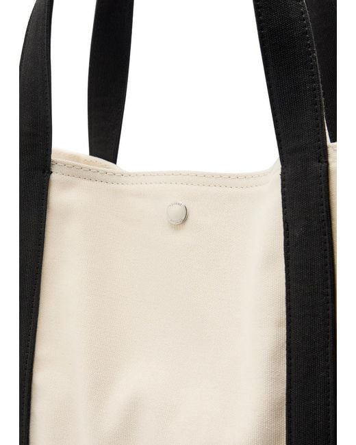 Totême  Black Beach Canvas Tote Bag