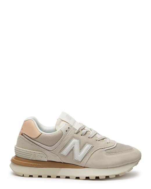 New Balance 574 Legacy Panelled Mesh Sneakers in White Lyst